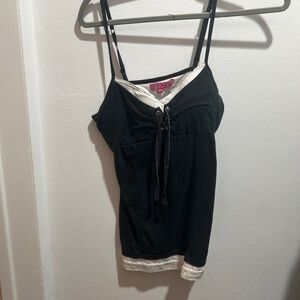 Y2K Layered Lacey Top